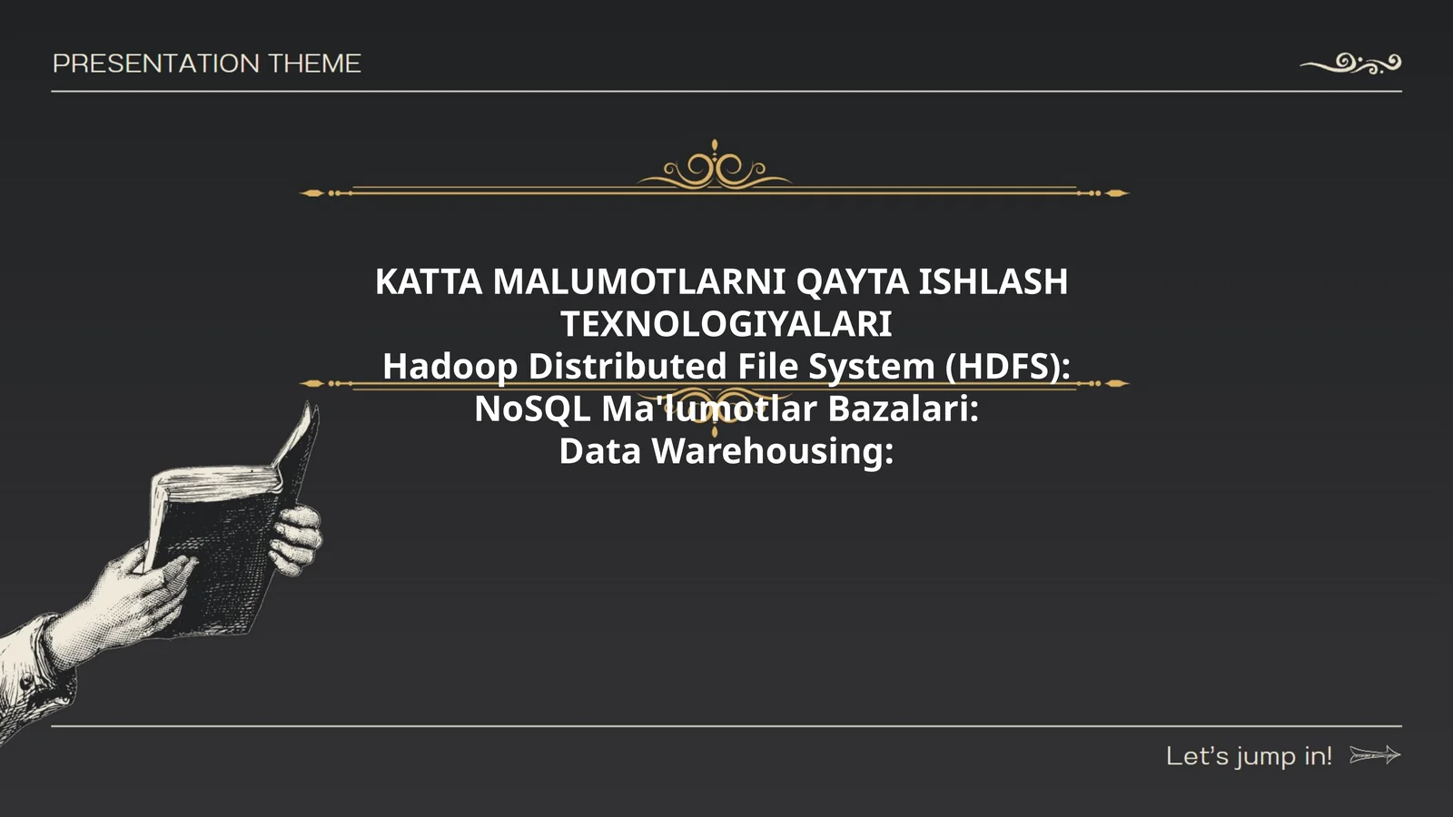 KATTA MALUMOTLARNI QAYTA ISHLASH TEXNOLOGIYALARI
