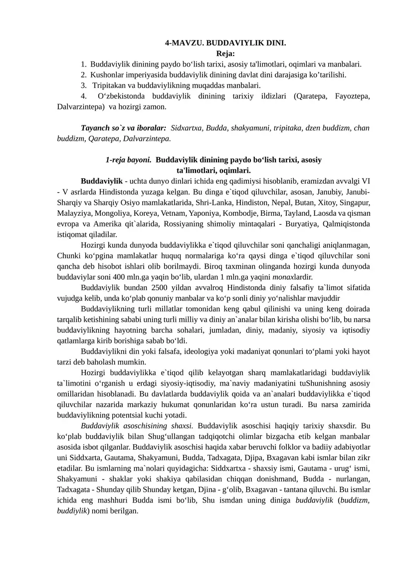BUDDAVIYLIK DINI