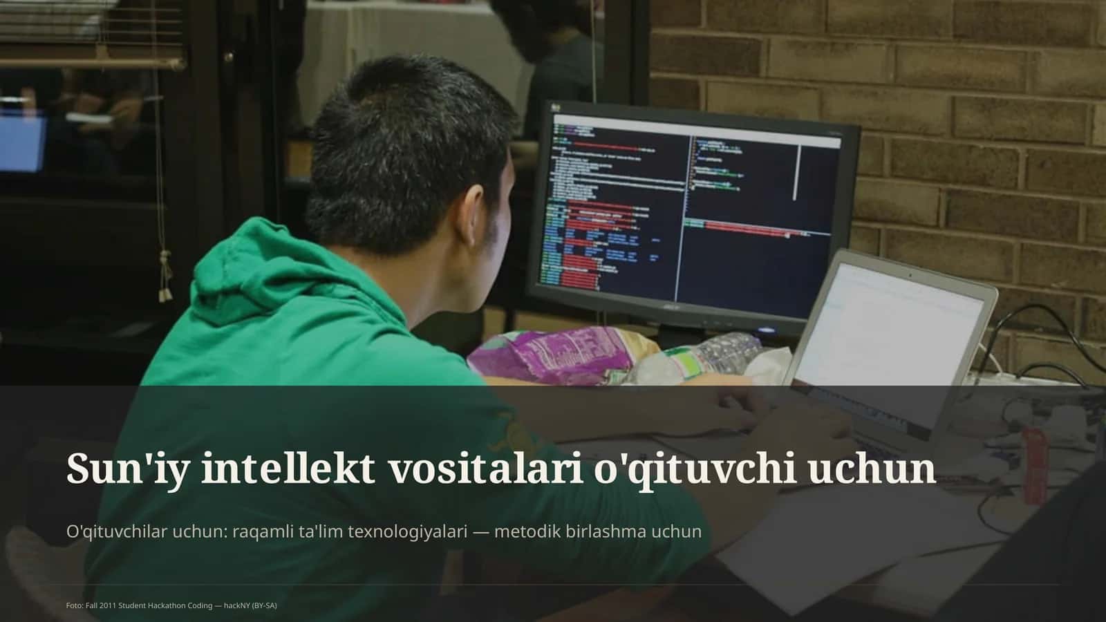 Sun'iy intellekt vositalari o'qituvchi uchun