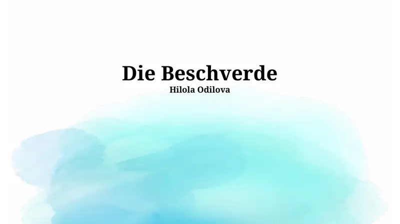Die Beschverde