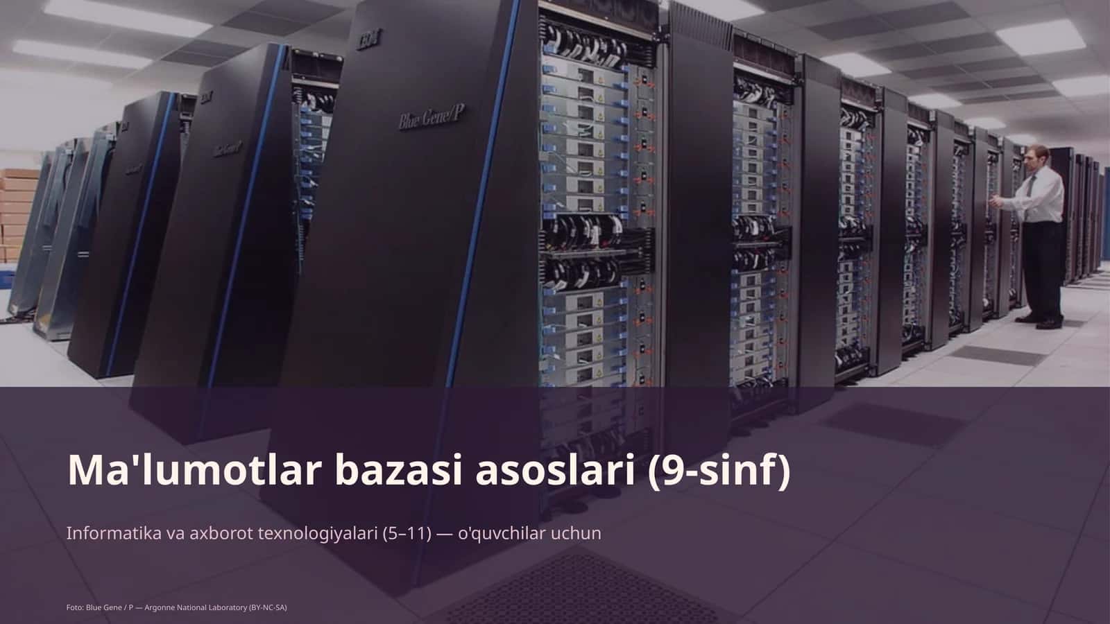 Ma'lumotlar bazasi asoslari (9-sinf)