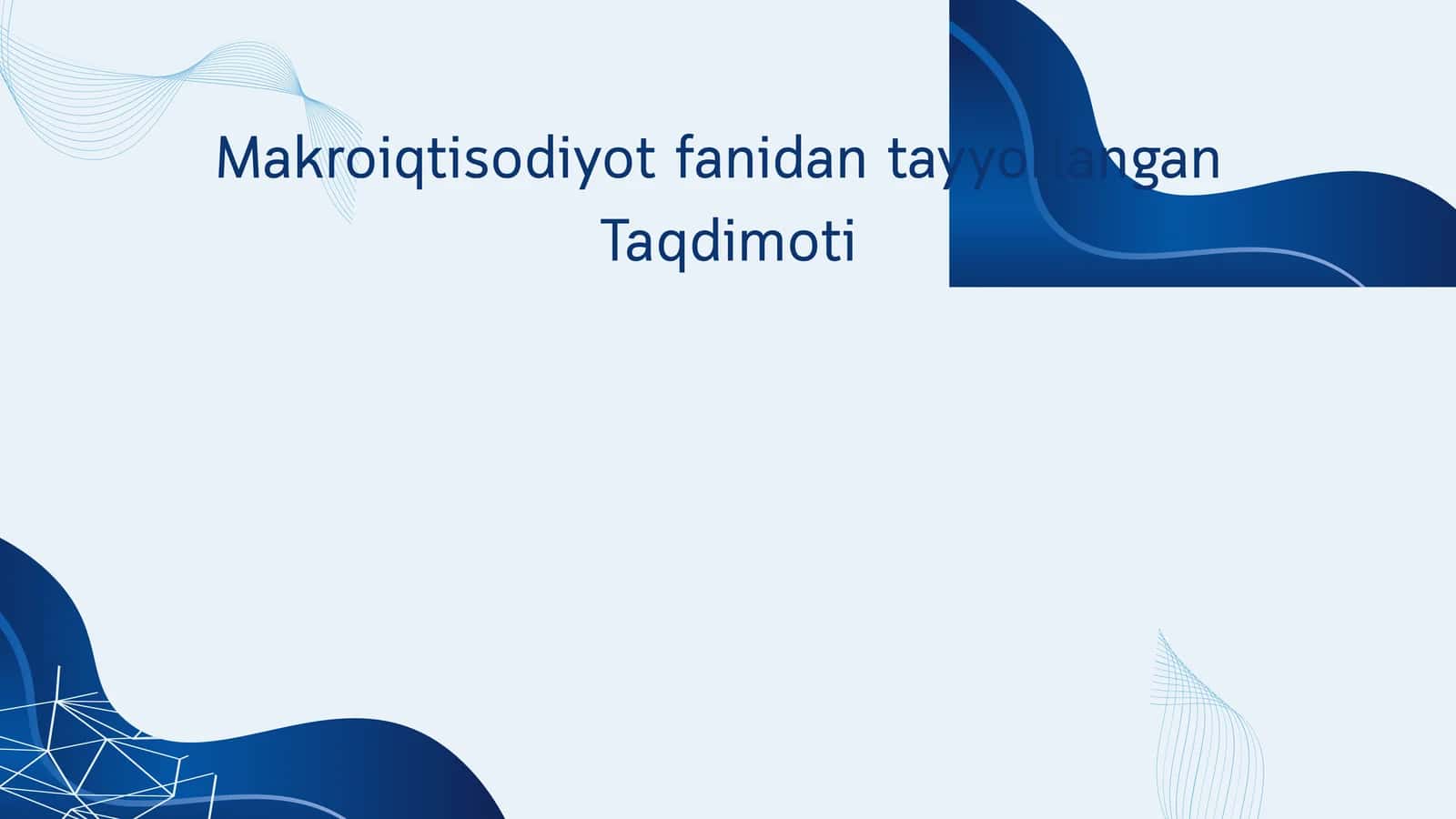 Yalpi ichki mahsulot tushunchasi va uni hisoblashning asosiy shartlari