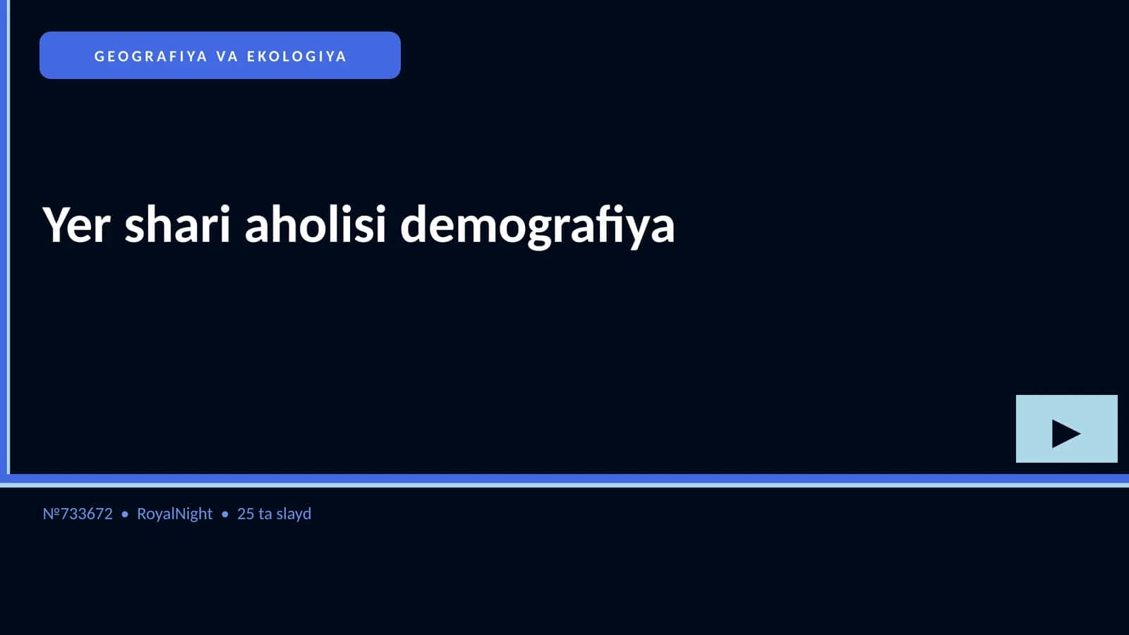 Yer shari aholisi demografiya