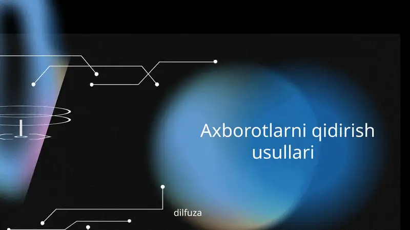 Internetda Ma'lumot Qidirish Kirish