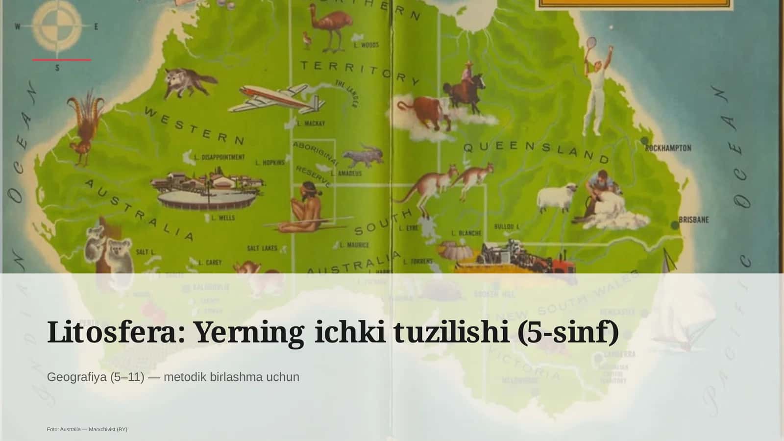 Litosfera: Yerning ichki tuzilishi (5-sinf)
