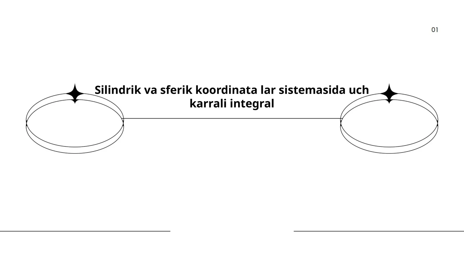 Silindrik va sferik koordinata lar sistemasida uch karrali integral
