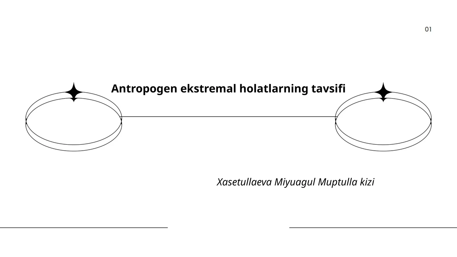 Antropogen ekstremal holatlarning tavsifi