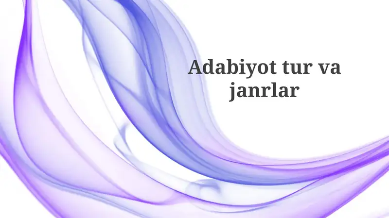 She'riyat janrlari