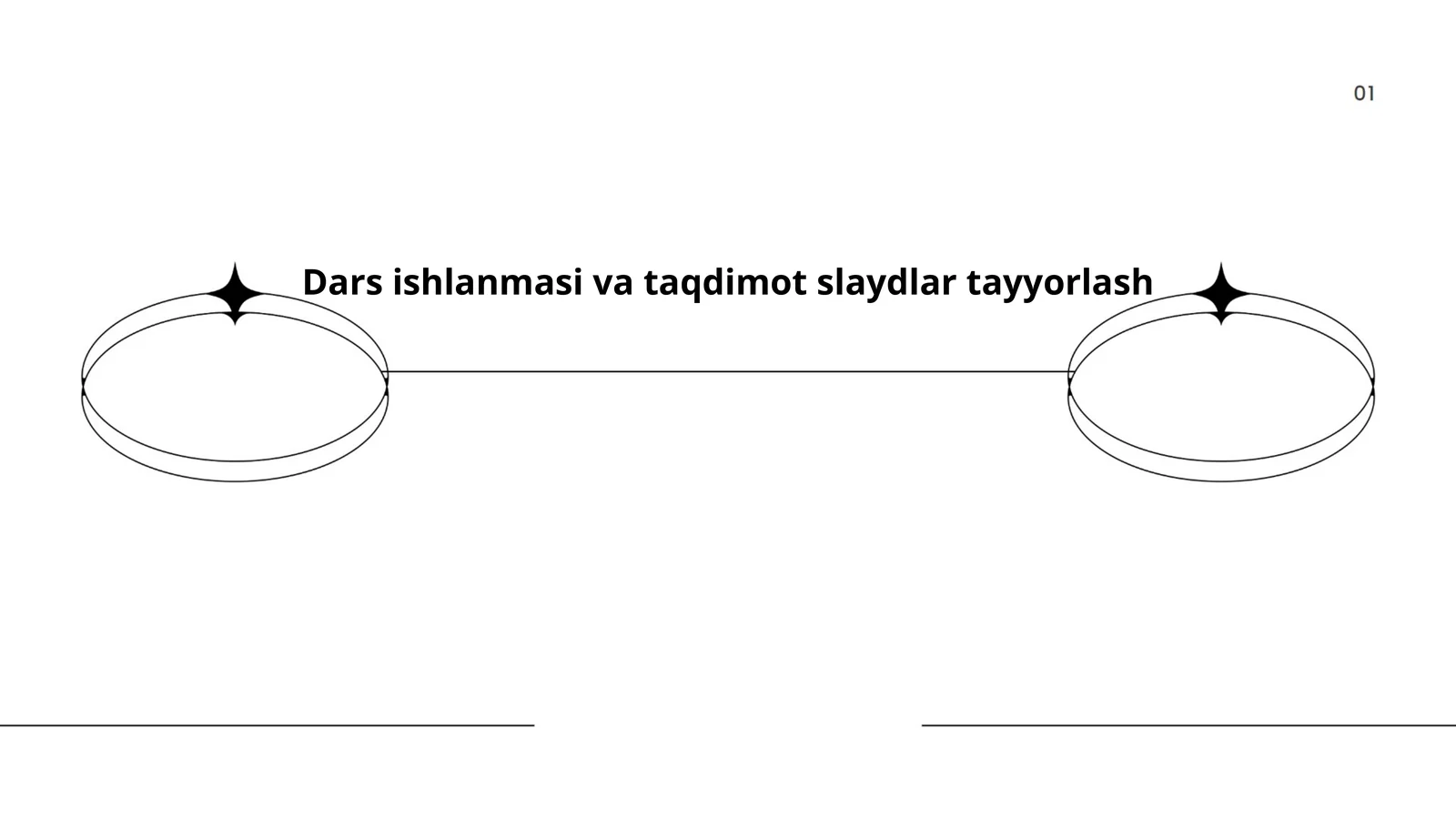 Dars ishlanmasi va taqdimot slaydlar tayyorlash