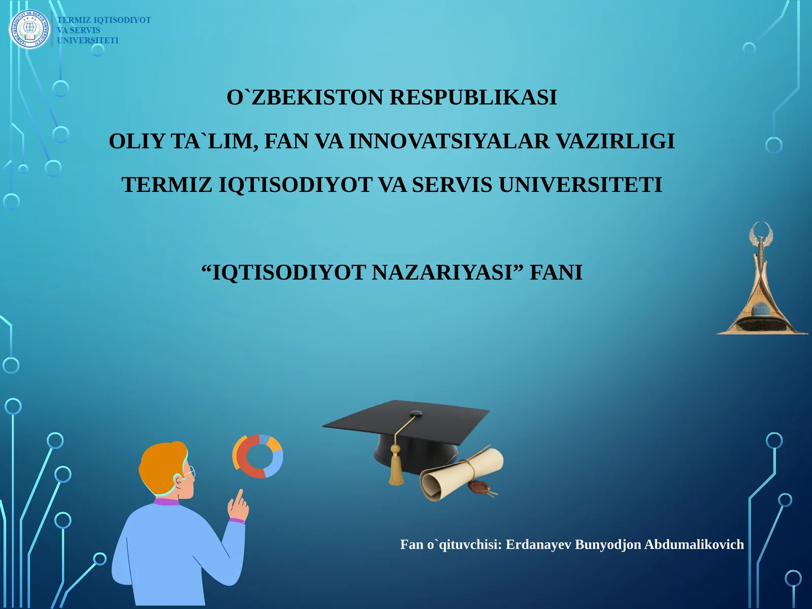 IQTISODIYOT NAZARIYASI