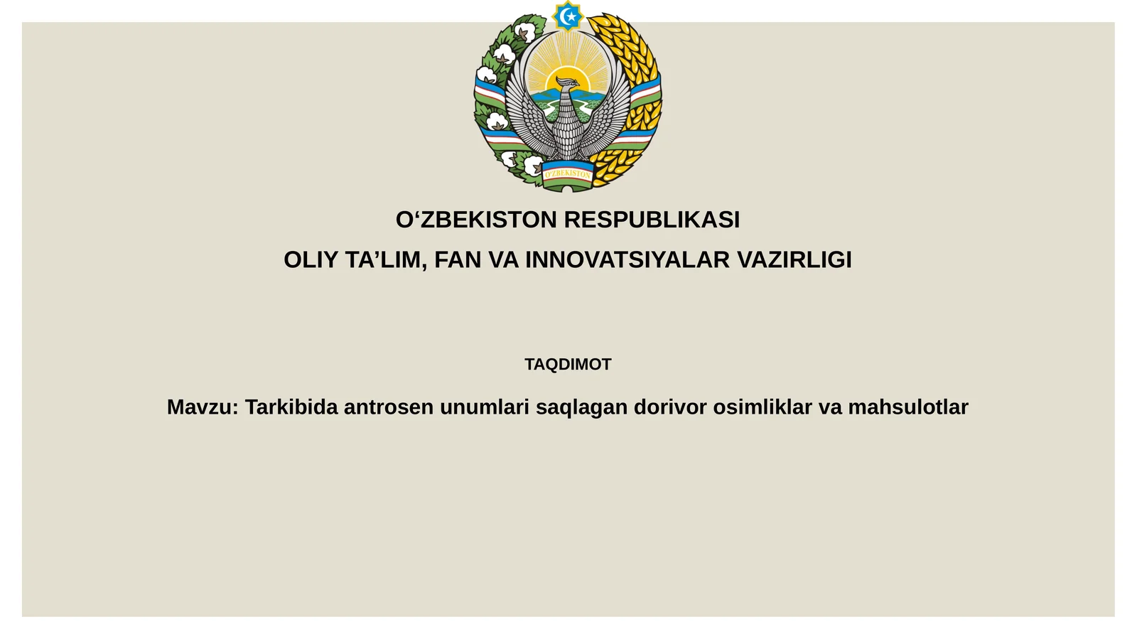 Antratsen hosilalari