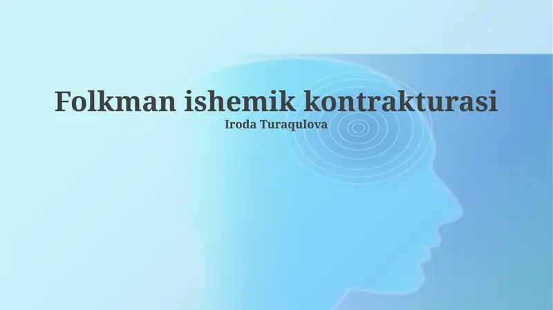 Folkman ishemik kontrakturasi