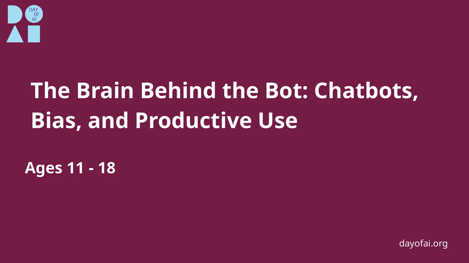 The Brain Behind the Bot: Chatbots, Bias, and Productive Use