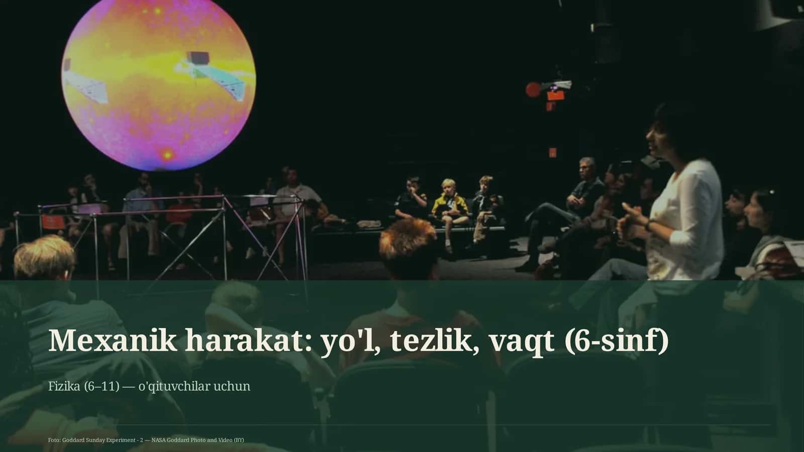 Mexanik harakat: yo'l, tezlik, vaqt (6-sinf)