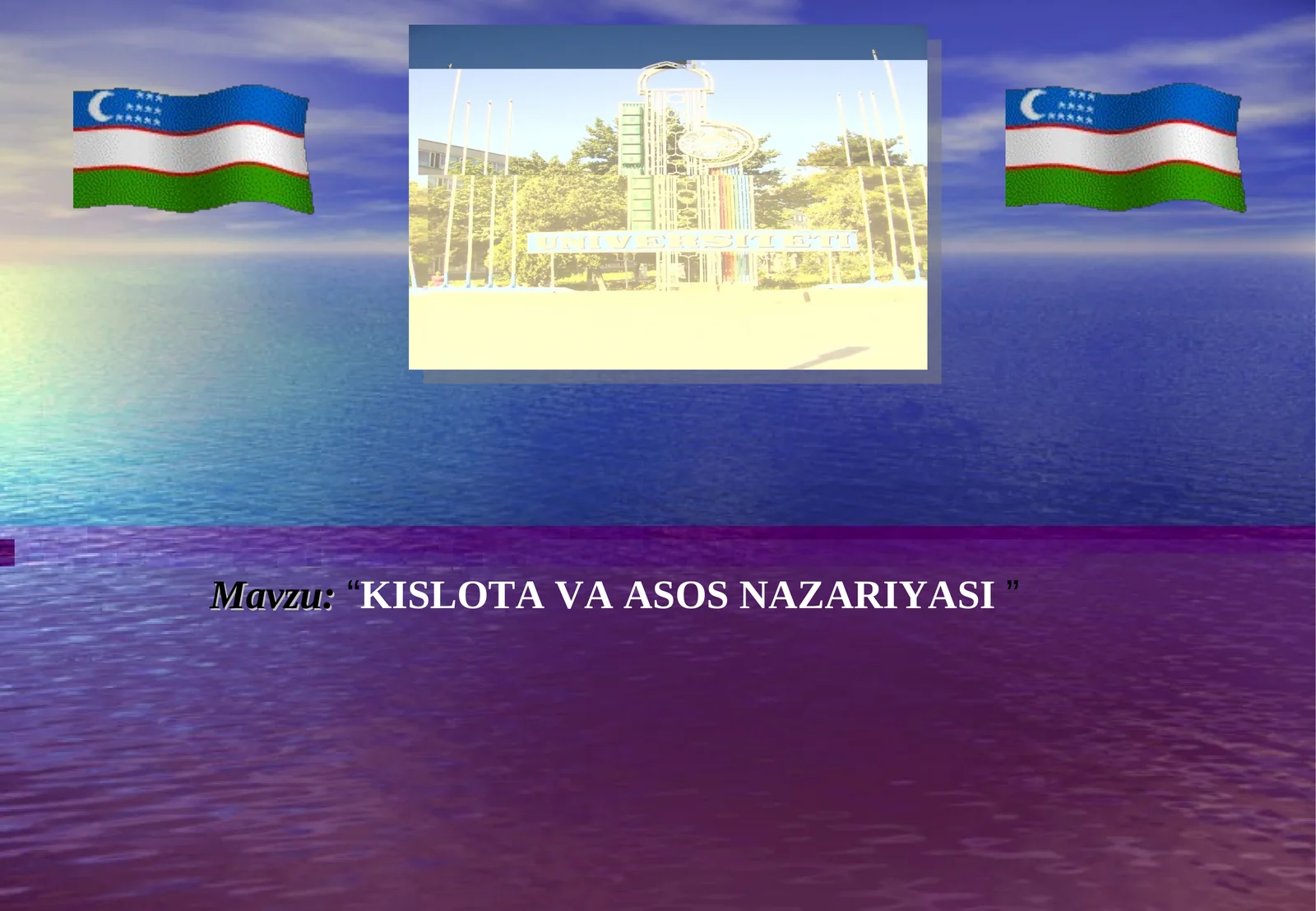 Kislota va asos nazariyasi