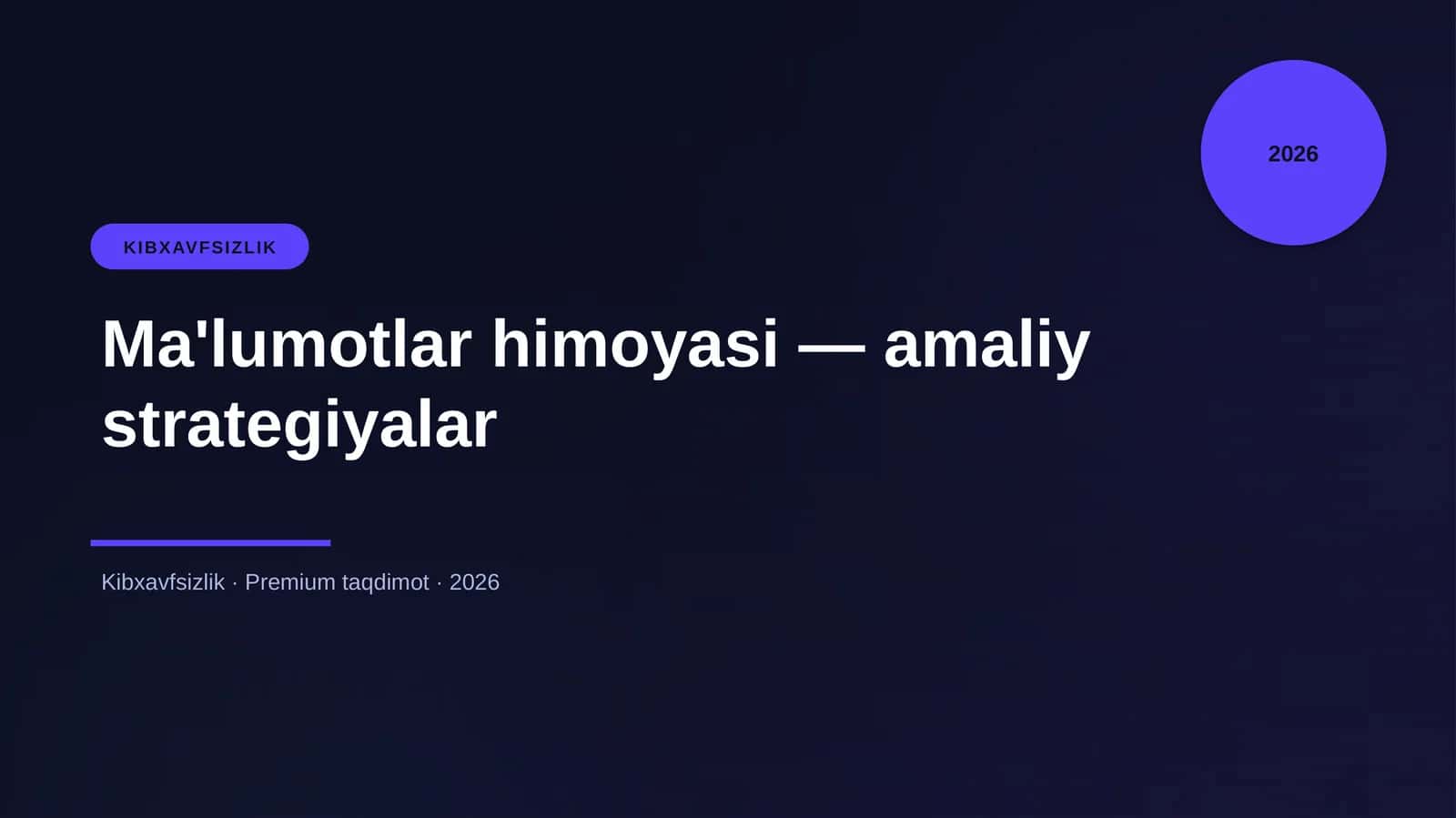 KIBXAVFSIZLIK