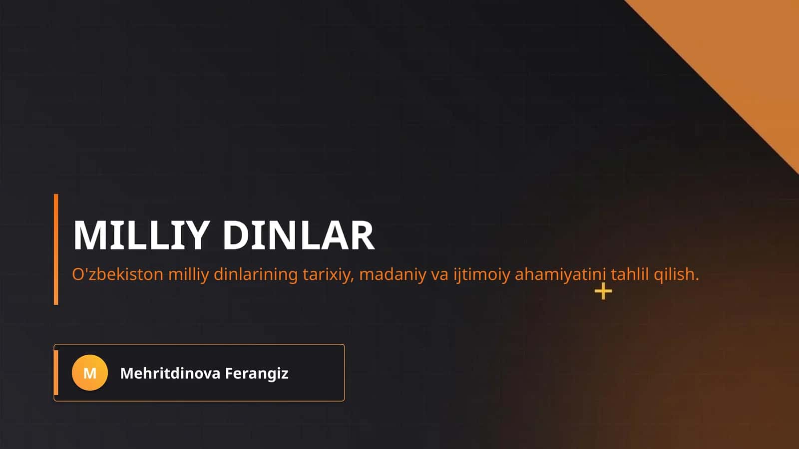 Milliy dinlar