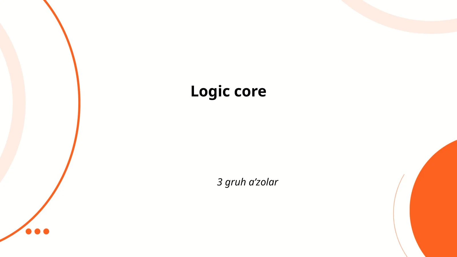 Logic core