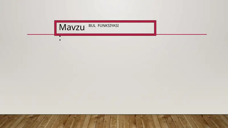Bul algebrasi