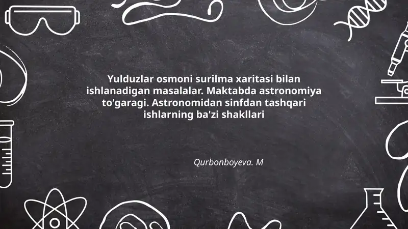 Maktabda Astronomiya