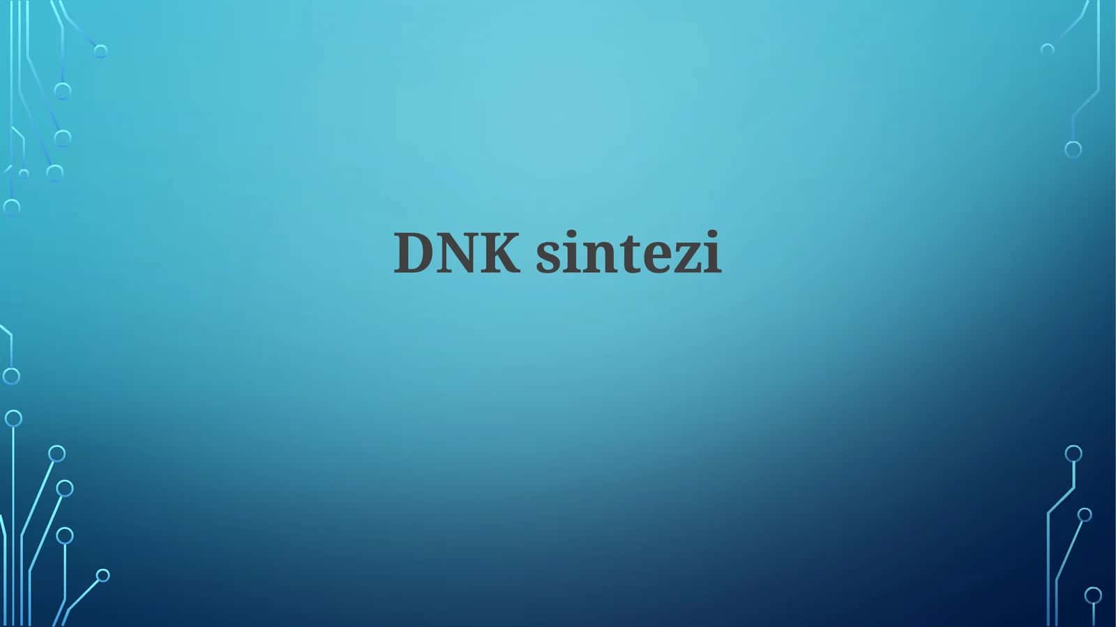 DNKsintezi