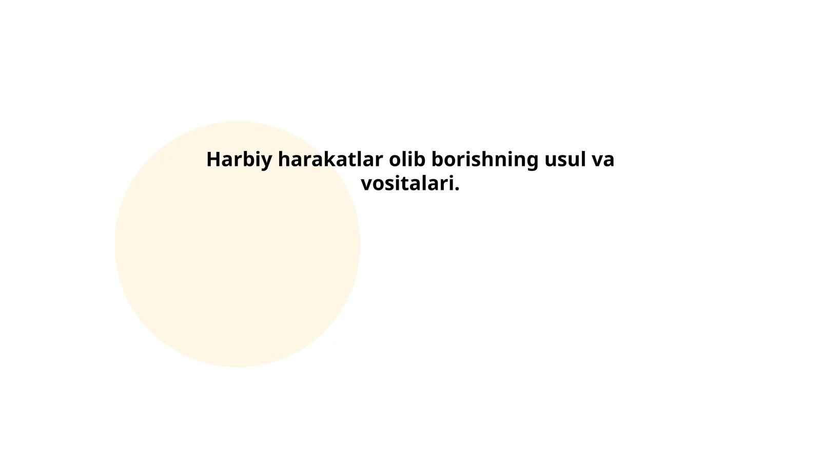 Harbiy Strategiya Asoslari