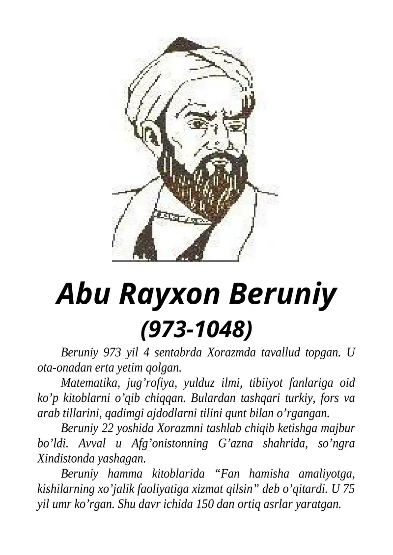 Abu Rayxon Beruniy