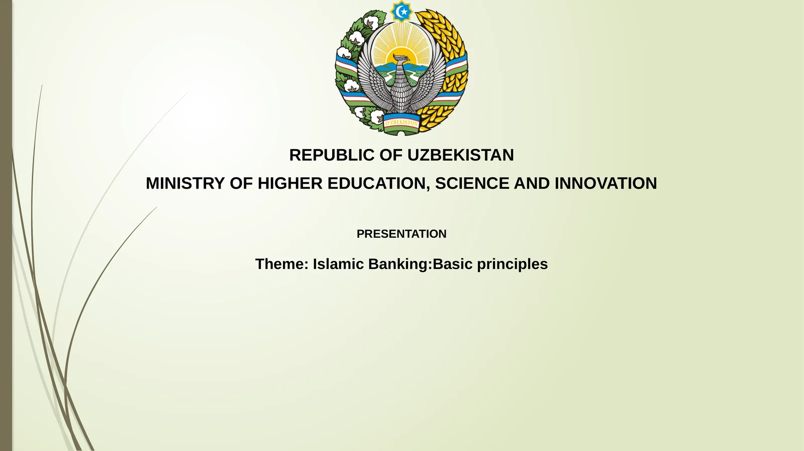 Presentation on Islamic Banking Basic Principles