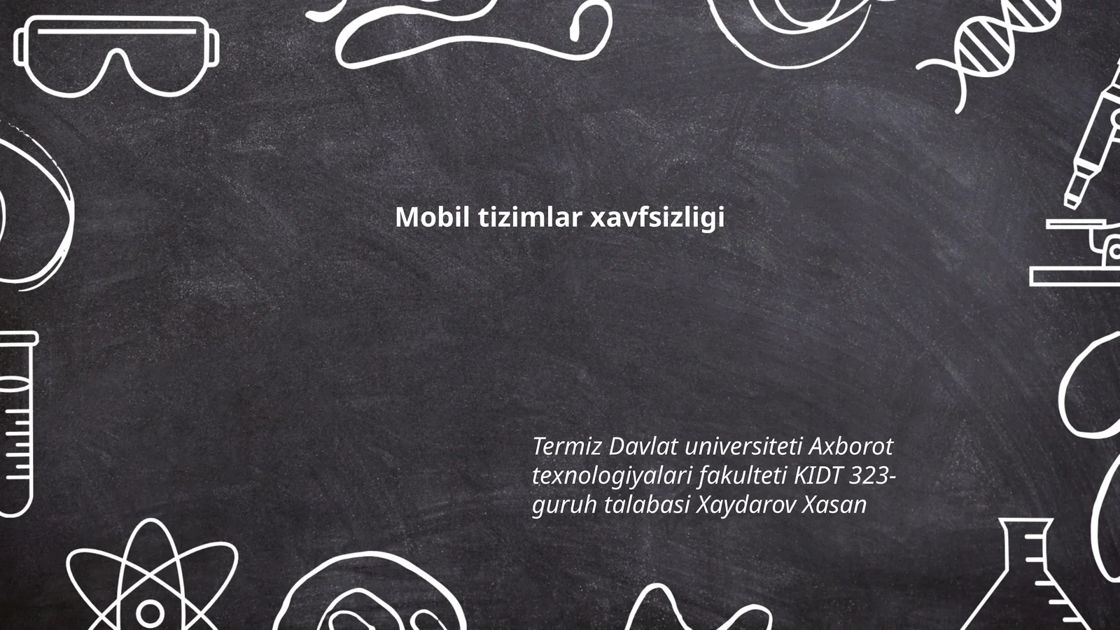 Mobil ilovalar xavfsizligi