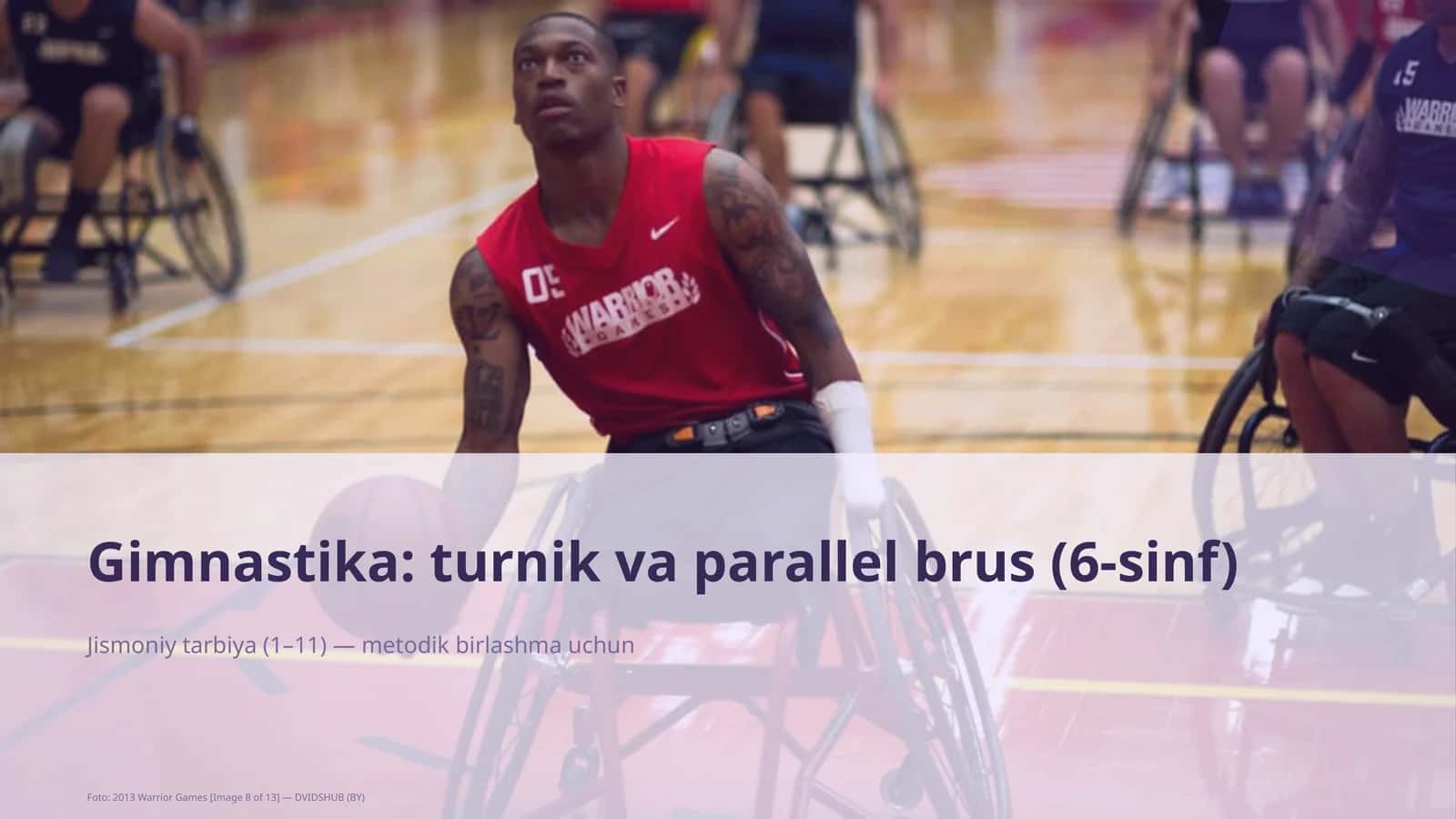 Gimnastika: turnik va parallel brus (6-sinf)