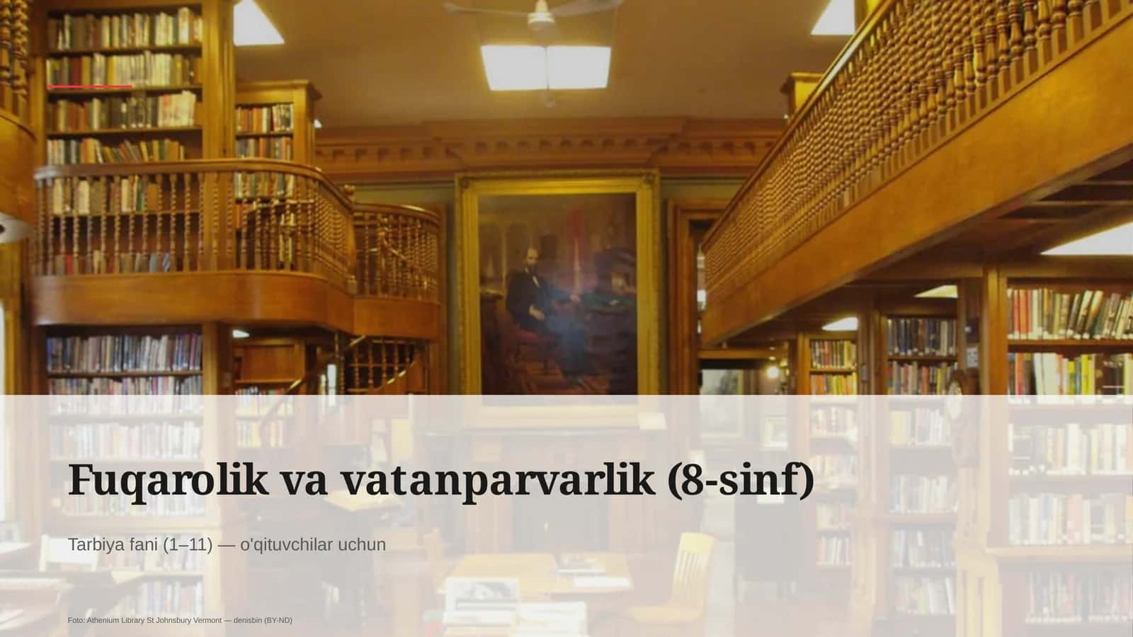 Fuqarolik va vatanparvarlik (8-sinf)