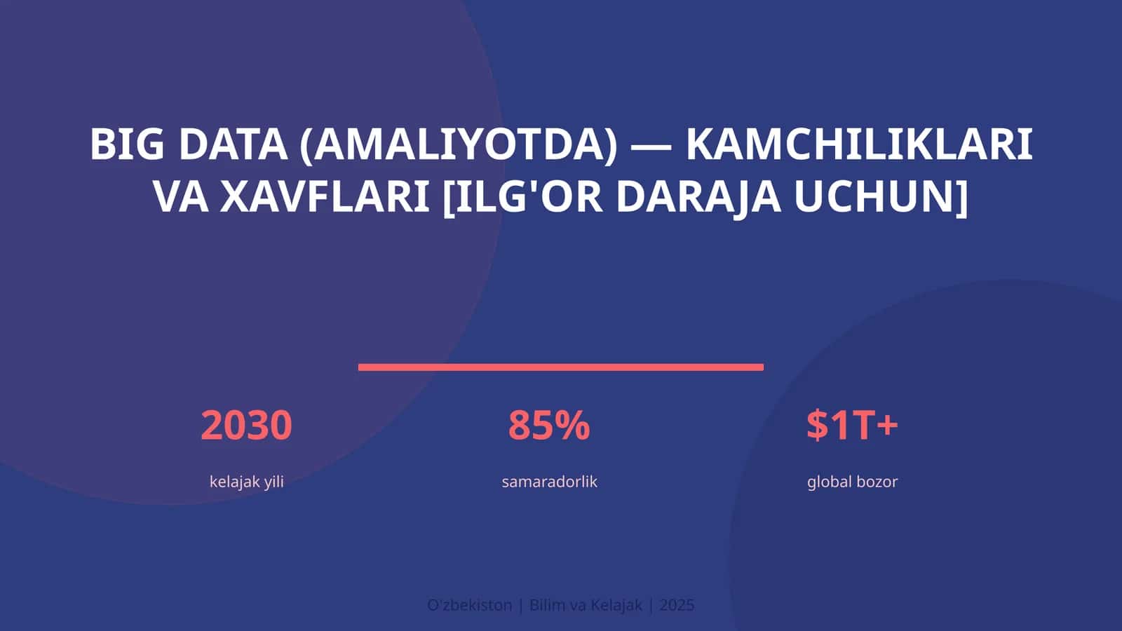 Big Data (amaliyotda) — kamchiliklari va xavflari [ilg'or daraja uchun]