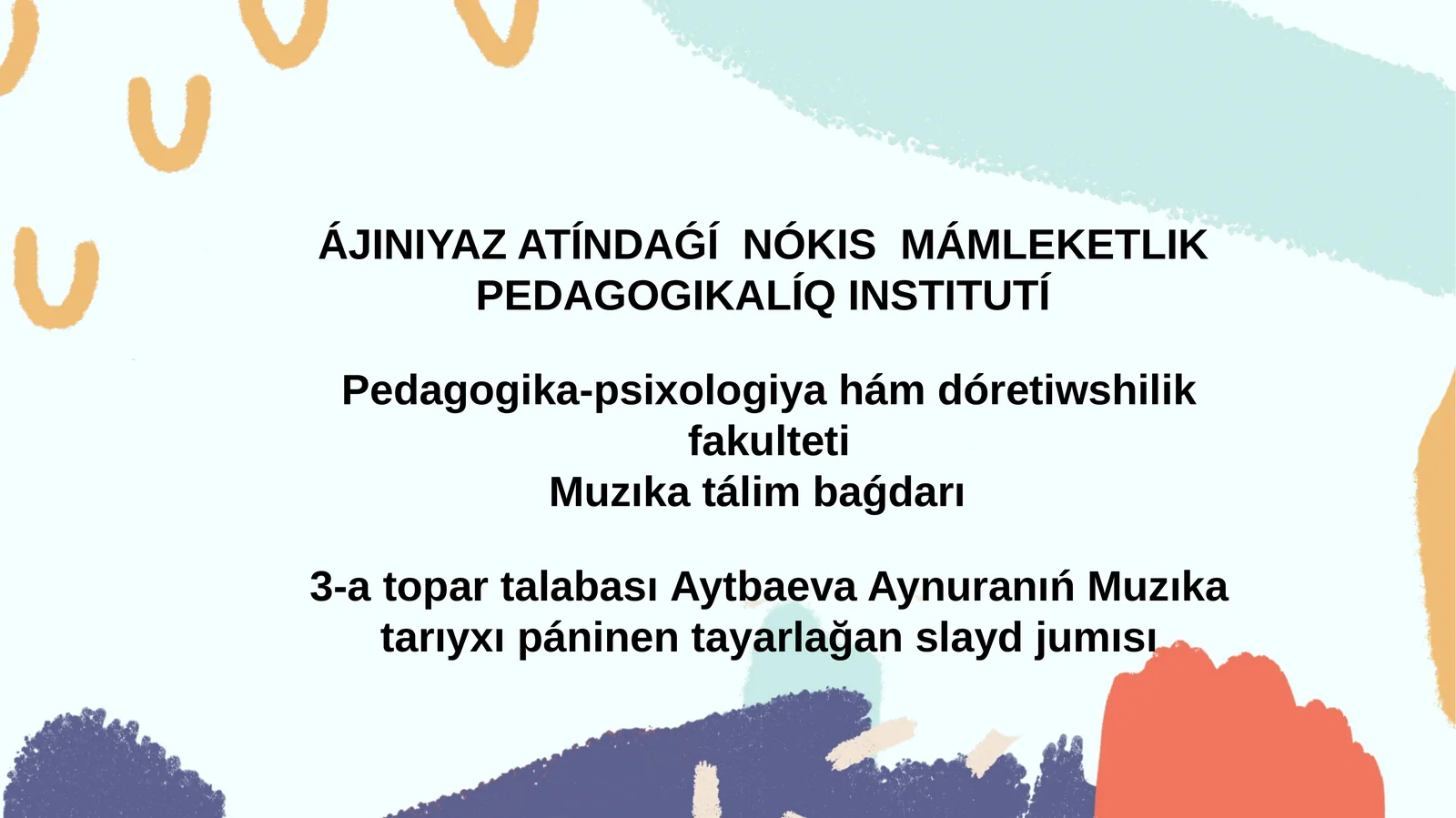 Muzıka tálim baǵdarı