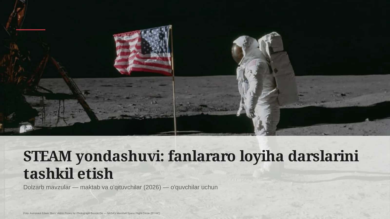 STEAM yondashuvi: fanlararo loyiha darslarini tashkil etish