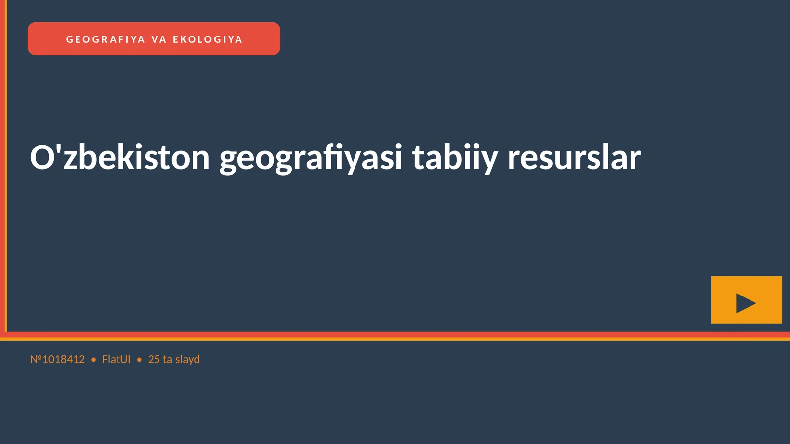 O'zbekiston geografiyasi tabiiy resurslar