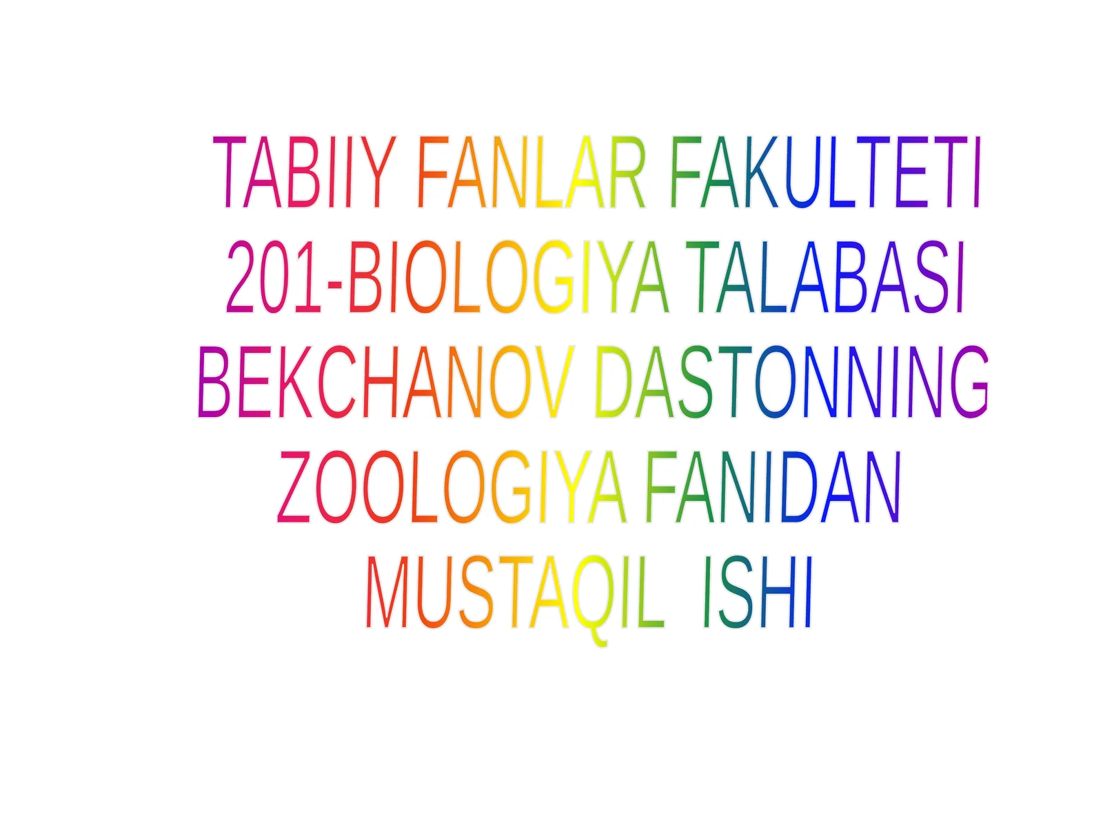 Qushlar sinfining sistematikasi