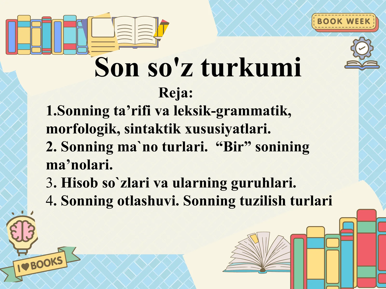 Son so'z turkumi