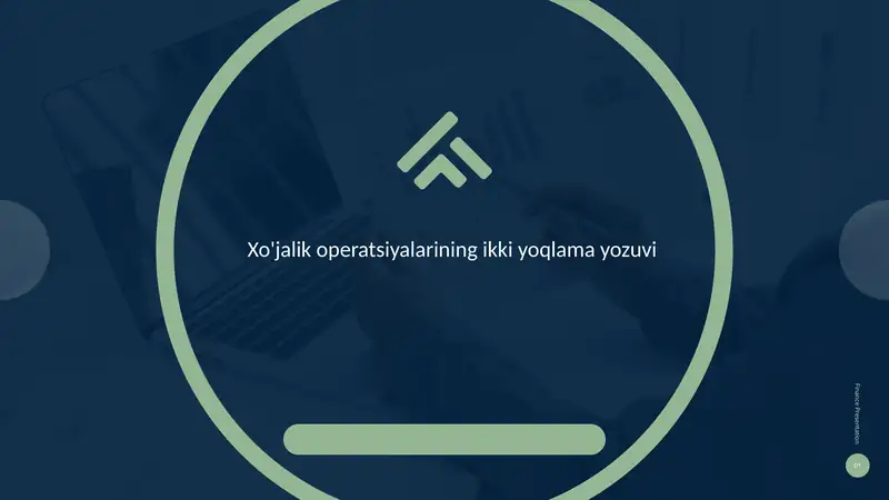 Xo'jalik operatsiyalarining ikki yoqlama yozuvi