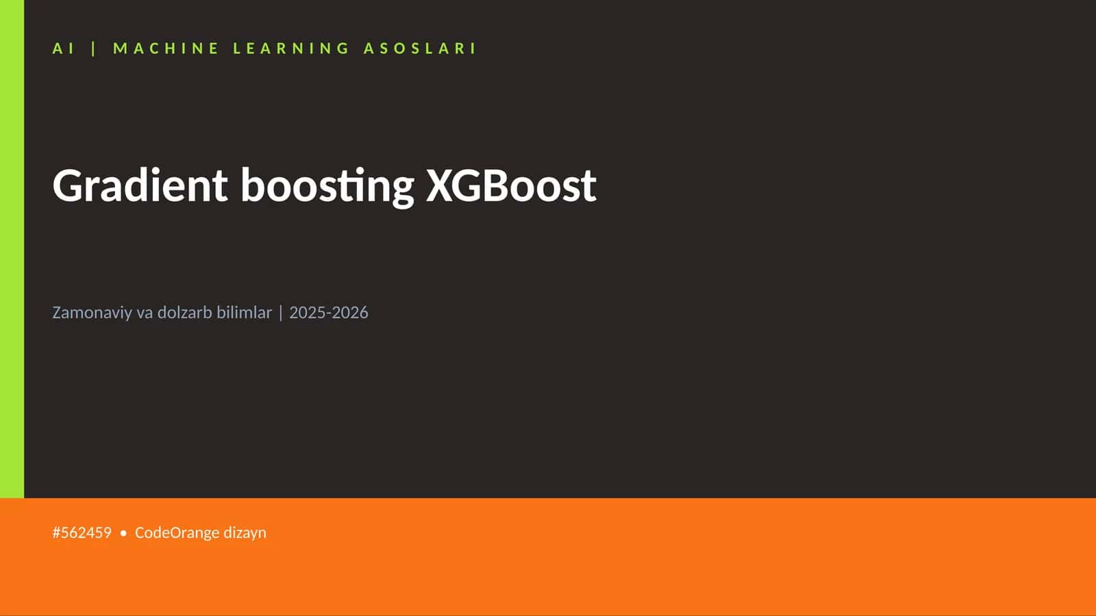 Gradient boosting XGBoost