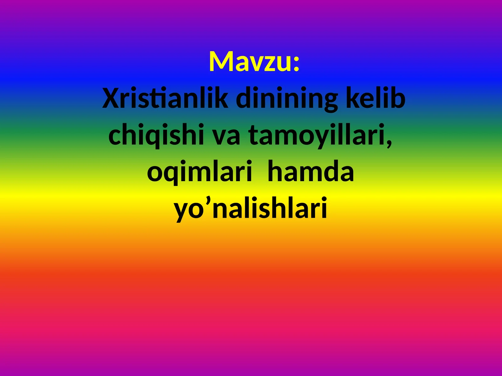Xristianlik