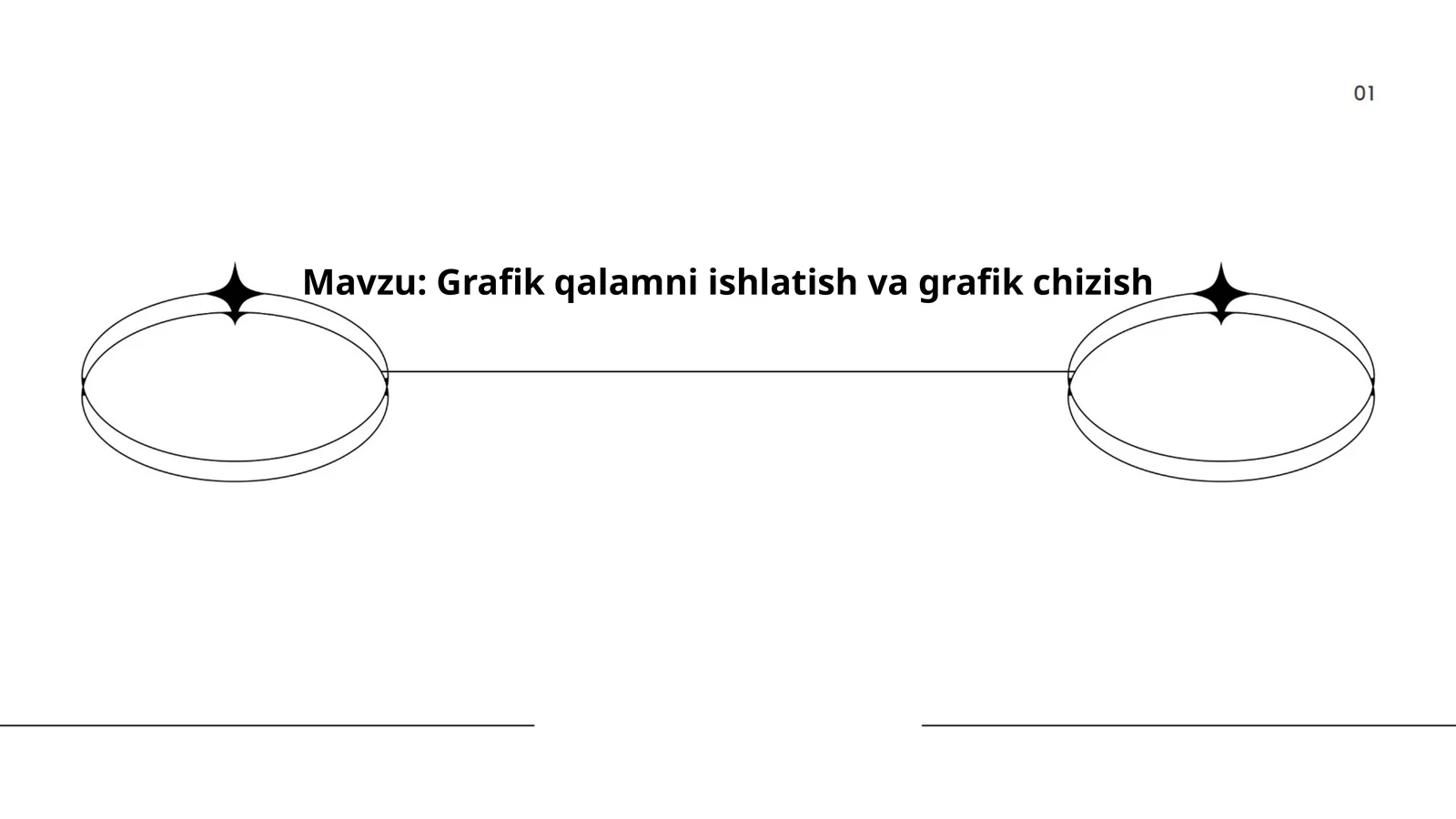 Grafik qalamni ishlatish va grafik chizish