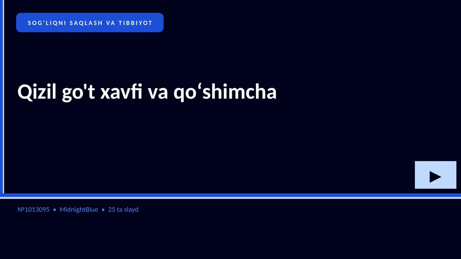 QIZIL GO'T XAVFI VA QOʻSHIMCHA