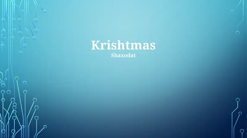Krishtmas