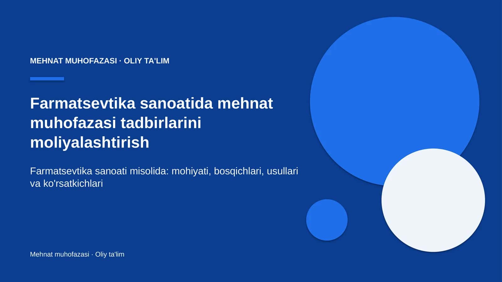 farmatsevtika sanoatida mehnat muhofazasi tadbirlarini moliyalashtirish 2989
