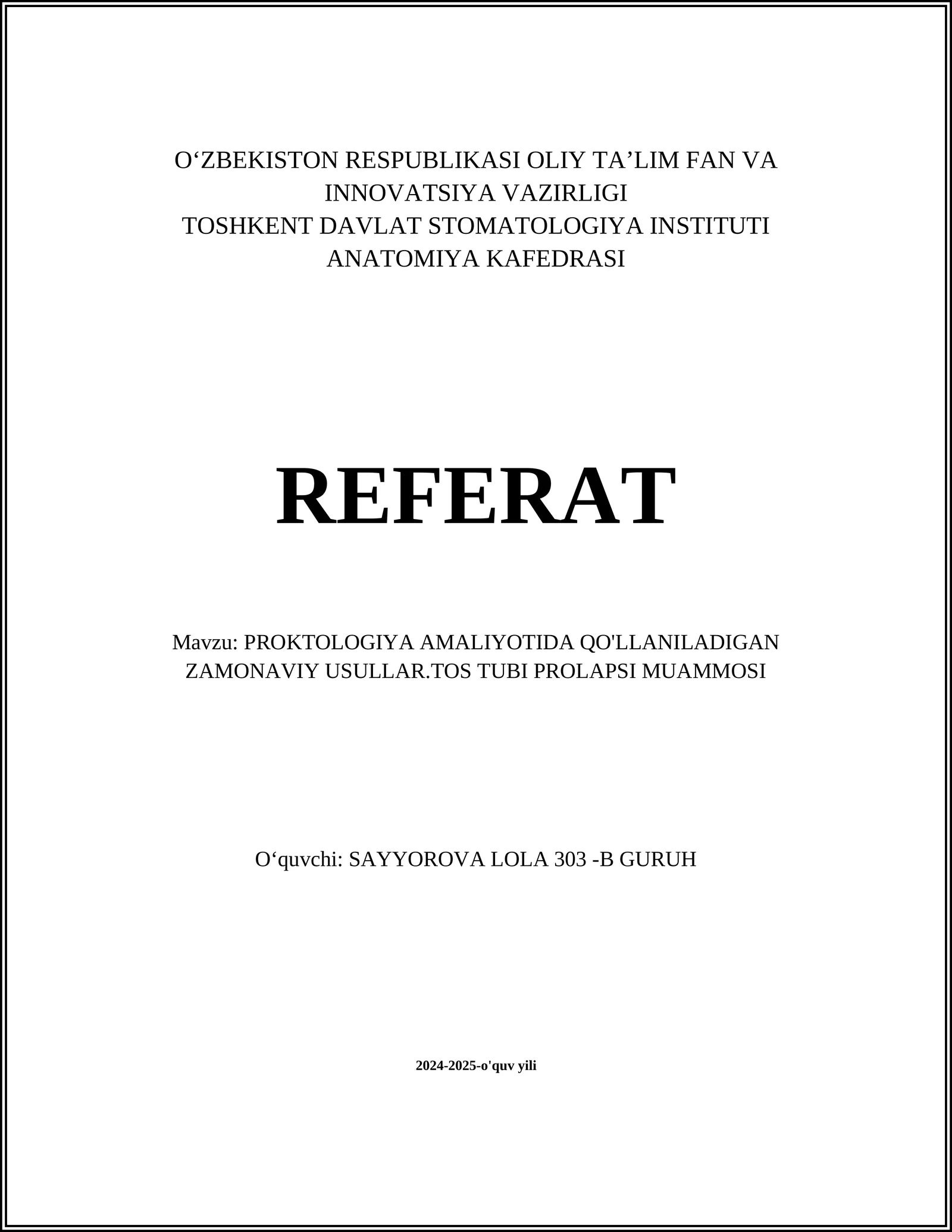 Transanal Minimal Invaziv Jarrohlik