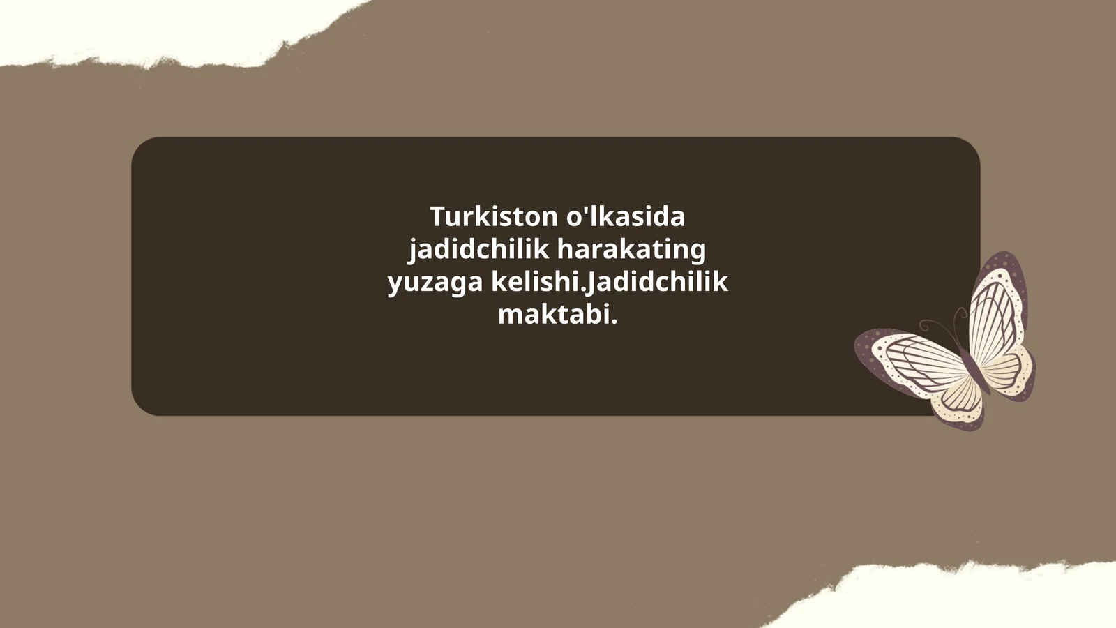 Jadidchilik Harakati Turkistonda