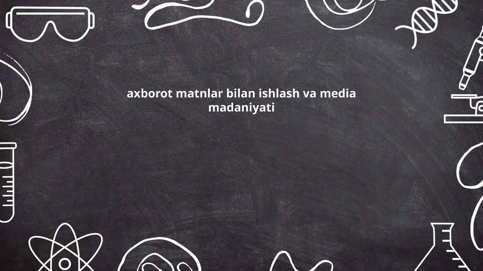 Axborot matnlarni tahlil qilish metodlari