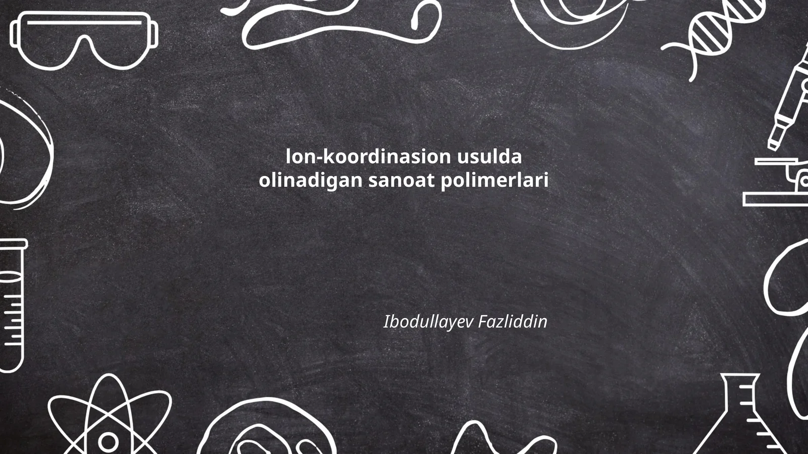 Lon-koordinasion usulda olinadigan sanoat polimerlari