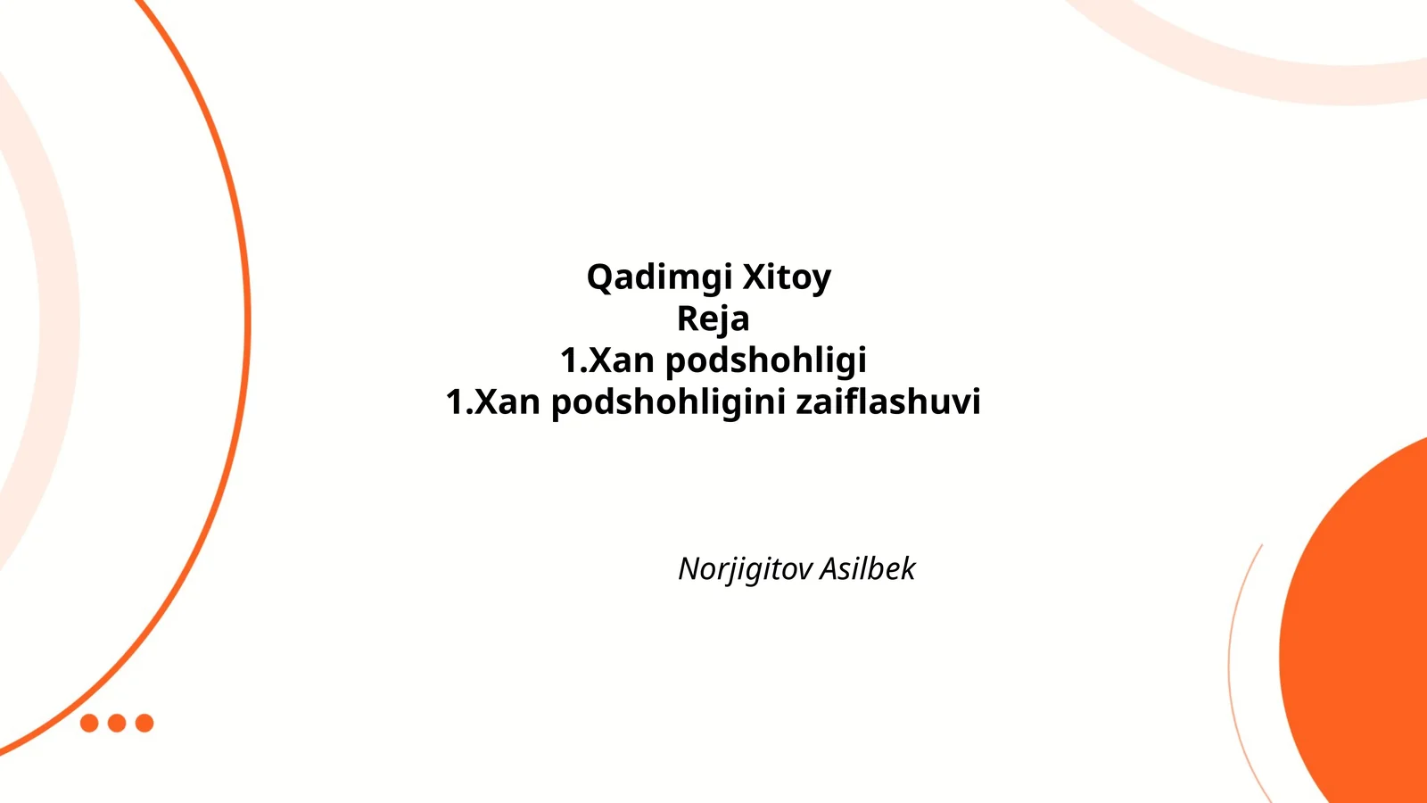 Xan podshohligi