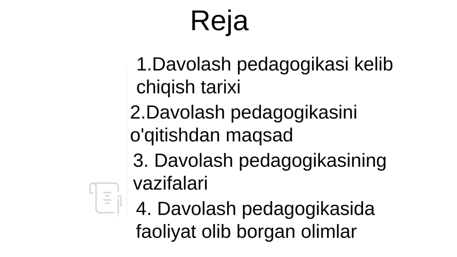 Davolash pedagogikasining ilmiy asoslari